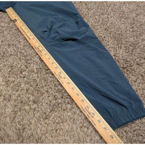 Nuuds Pants Women's Medium Green Drawstring Elastic Waist Athletic Gym Nylon - Picture 8 of 8